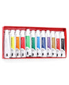 Faber-Castell Premium Watercolours (Pack of 12 Assorted Shades, 5ml Tubes) – Rich Pigment Student Artists Paint Set with Smooth Intermixing Flow, Safe & Non-Toxic Formula
