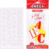 1962 – Omega Lettering Stencil 15 MM