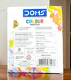 DOMS Colour Pencils (Pack of 12 Assorted Brilliant Shades) – Premium Smooth-Glide Drawing Pencils for School Students & Hobbyists, Includes 1 Free Sharpener