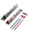 DOMS Zoom Ultimate Dark HB/2 Triangular Graphite Pencils (Pack of 10)