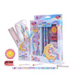 DOMS Unicorn Stationery Kit - Metal Pencil Box & 12 Wax Crayons Set