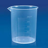 Polylab 500 ml Euro Design Polypropylene Beaker with Raised Graduations & Non-Drip Spout – Autoclavable Laboratory Plasticware