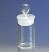 15 ml Glass Weighing Bottle ($25 \times 50\text{ mm}$) – Borosilicate Glass Analytical Container with Interchangeable Ground Glass Stopper