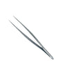 4-Inch Stainless Steel Fine Point Forceps – Precision Straight Micro Tweezers for Dissection, Laboratory & Electronics Use