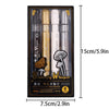 Butterflynwhisper Dual Tip Acrylic Marker Set – Black, Gray & Gold Paint Pens for Art & DIY Crafts