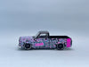 Hot Wheels '83 Chevy Silverado Die-Cast Truck | Black Widow Custom Graphic Pickup 1:64 Scale