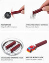 Alnico Bar Magnets (Pair of 2) with Protective Red Coating – High-Strength Educational & Physics Laboratory Magnets