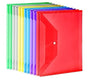 Mars My Clear Button File – Transparent Document Folder for Certificates, Office Papers & School Documents