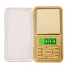 Atom Digital Pocket Scale A-101 Gold – Portable Electronic Mini Weighing Scale for Jewelry & Precision Measurement