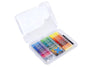DOMS Oil Pastels (Pack of 50 Assorted Shades, 63mm x 8.5mm) – Premium Smooth-Blending Crayons with Superior Intermixing Quality, Includes 1 Scraping Tool and 1 DOMS Sketch Max Drawing Pencil