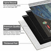 Anupam Pupil Black Toned Watercolour Paper Wire-O Book – Cold Press Sketchbook for Watercolour, Gouache & Mixed Media