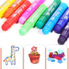 Fancy Solid Painting Stick 12 Colors – Washable Color Paint Sticks for Kids Art & Craft Activities
