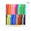 Faber-Castell Premium Connector Pens (Pack of 50 Individual Colours) – Washable, Non-Bleeding felt-Tip Art Markers with 1.5mm Bullet Tips, Creative Building Toy and Sketching Set for Kids and Artists