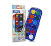 DOMS 12 Shades Water Colour Cakes 30mm – Kids Watercolor Set with Palette Lid