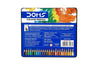 DOMS Super Soft Colour Pencils (Pack of 24 Assorted Brilliant Shades) – Premium 3.8mm Artist-Grade Core, Smooth-Sharpening Soft Wood Casing, Housed in a Protective Metal Tin Container