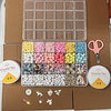 Crystal Tec 0.7 Ultimate Bead & DIY Jewelry Making Kit – All-in-One Multi-Compartment Storage Box with Premium Stretch Elastic Cord, Crafting Scissors, Seed Beads, and Alphabet Charms