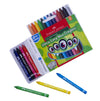 Faber-Castell Premium Ultra Long Wax Crayons (Pack of 13 Assorted Shades) – 12+1 Value Pack Extra Long Break-Resistant Coloring Sticks, Includes 1 Free Silver Glitter Crayon