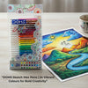 DOMS Sketch Max Water Colour Pens (Pack of 24 Assorted Brilliant Shades) – Premium Student Sketch Markers with Unique Push-Resistant $\varnothing$ 2.5mm Fiber Tips and Slotted Organizer Tray