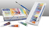 DOMS Student Water Colour Tubes (Pack of 14 Assorted Shades, 5ml Each) – Premium Liquid Paint Set with Superior Transparency for School Art Projects, Includes 1 Free Painting Brush