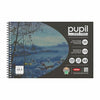 Anupam Pupil Black Toned Watercolour Paper Wire-O Book - Cold Press Paper