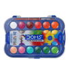 Doms 24 Shades 23mm Water Colour Cakes | Easy to Use Palette Lid