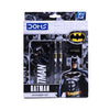 DOMS Batman Stationery Kit with Metal Pencil Box, Graphite Pencils, 12 Wax Crayons, Wheel Eraser, Sharpener, and Ruler