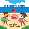 Funskool Handycrafts Baby Shark Mask Party | Birthday Themed