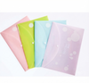 WORLDONE DC205CP Premium Clear Button Document Bag – Translucent Polypropylene Envelope Folder with Elegant Bubble Graphic Prints & Secure Snap Closure (Single Piece)
