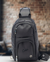 Cater WEST Premium Crossbody Sling Bag – Multi-Pocket Utility Shoulder Chest Pack with Integrated Earphone Port & Anti-Theft Design