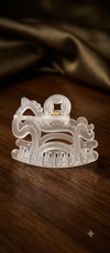 Celestial Gold & Jade Resin Hair Claw Clip Set | Aesthetic Nonslip Hair Accessories Combo (2-Pack)