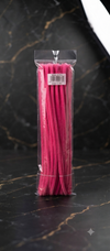 EdumartPlus Premium Ultra-Dense Velvet Craft Pipe Cleaners Combo Pack for Kids & Adults (2 Packs – Deep Royal Purple & Radiant Rose Pink Chenille Stems)
