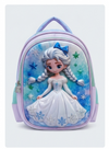 Premium 3D Ice Princess Kids Backpack | Magical Winter Queen School Bag & Picnic Daypack for Girls | High-Quality Ergonomic Toddler Rucksack