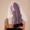 Pink Hair Net Veil Cover – Stylish Hair Bun Cover & Dance Hair Accessory for Women and Girls