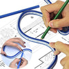 Flexible Curve 60 cm with Marking & Inking Edge – Bendable Drawing Ruler for Curves & Drafting