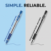 Reynolds Champ Ball Pen | 0.7mm Laser Tip for Smooth, Smudge-Proof Writing