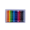 Faber-Castell Premium Jumbo Wax Crayons (Pack of 13 Assorted Bright Shades) – 12+1 Value Pack Extra Thick Break-Resistant Coloring Sticks, Includes 1 Free Glitter Crayon