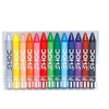 DOMS Long Jumbo Wax Crayons 12 pcs – Thick Grip Coloring Crayons for Kids & Toddlers