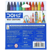 DOMS Extra Long Wax Crayons 12 Shades – Smooth Coloring Crayons for Kids (Long Size)