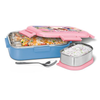 Milton Flatmate Barbie Stainless Steel Tiffin Box – Kids Lunch Box with Steel Inner for School & Travel