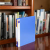 WORLDONE Premium 2D PP Ring Binder File – Durable A4 Size Polypropylene Document Organizer with Full-Length Spine Label & High-Tension Metal Clip (Single Piece)