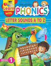 Dreamland Learn with Phonics (Book 1): Letter Sounds A to Z – Primary Educational Early Reading English Workbook with Engaging Animal Character Illustrations (Single Piece)