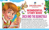 Wonderful Story Book: Jack and the Beanstalk – Premium Custom Die-Cut Shaped Children's Classic Story Book with Vibrant Full-Page Animations and Glossy Finish (Single Piece)
