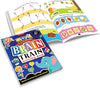 Dreamland Brain Train Activity Book – Premium Cognitive Puzzle Workbook Featuring Logic Games, Letter Matching, and Brainy Activities for Kids Aged 5+ (Single Piece)