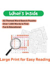 Pegasus Brainboosters Word Search Safari – Premium Wildlife Vocabulary Development Activity Book Featuring 50+ Themed Grids, High-Contrast Letter Cards, and Cognitive Pattern Tracking Exercises (Single Piece)