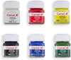 Camel Acrylic Colours Set – High-Pigment Multi-Surface Vibrant Paint Kit with 6 Assorted Shades (10ml Individual Bottles inside Secure Protective Storage Case)