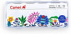 Camel Acrylic Colours Set – Multi-Surface Vivid Paint Kit with 12 Assorted Shades (10 ml Individual Jars inside Clear Organizer Case)