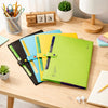 Worldone On Deck Portfolio (Radiant Series) – Premium A4 Expanding File Organizer with 6 Color-Coded Tab Pockets, Custom Index Divider System, and Secure Snap Band Closure