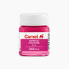 Camel Premium Acrylic Colour  Pink - Shade 341, 15ml – Radiant Rose Pink, High-Opacity Multi-Surface Hobby Paint for Canvas, Wood, Terracotta, and Fabric Crafts