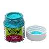Fevicryl Premium Acrylic Colour (Sky Blue - Shade 63, 15ml) – Luminous Cyan-Blue, Multi-Surface, Quick-Drying Hobby Paint for Canvas, Wood, Terracotta, and Fabric Crafts
