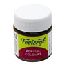Fevicryl Premium Acrylic Colour (Dark Brown - Shade 05, 15ml) – Rich Umber and Espresso Tone, High-Opacity Multi-Surface Hobby Paint for Canvas, Wood, Terracotta, and Fabric Crafts